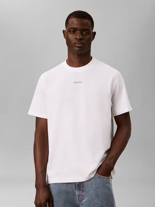 Calvin Klein Jeans Easy Retro Logo White T-Shirt