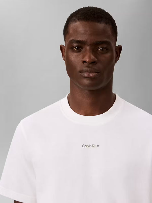 Calvin Klein Jeans Easy Retro Logo White T-Shirt