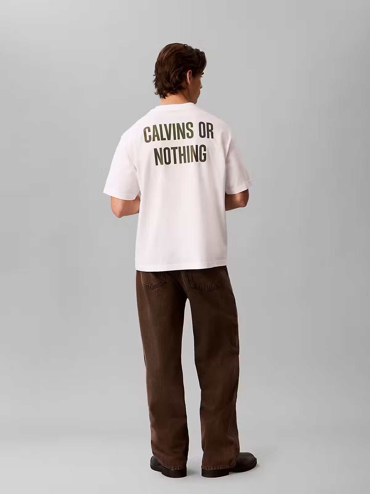Calvin Klein "Calvin or Nothing" White T-Shirt
