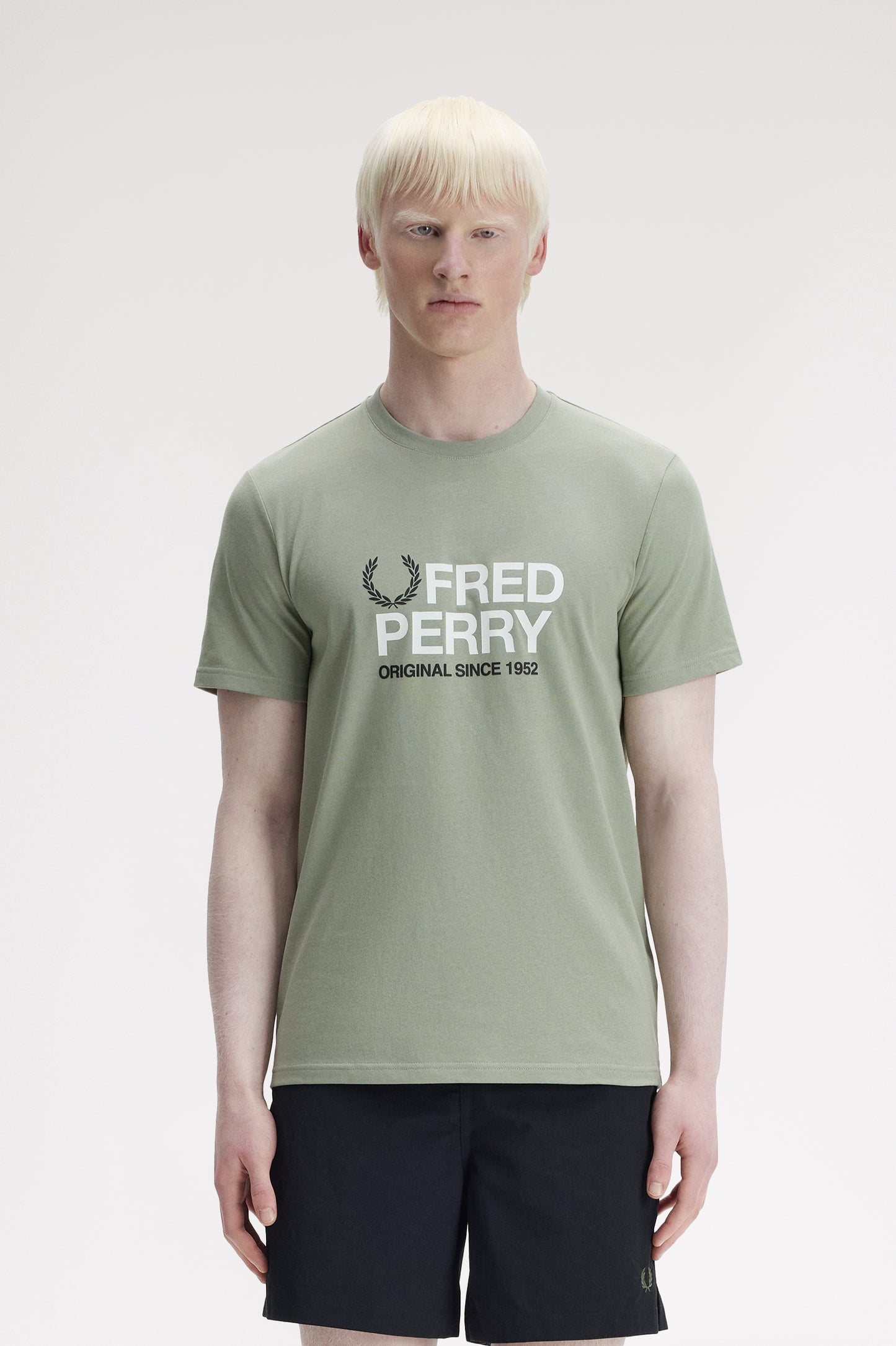 T-shirt Fred Perry M2406 couleur jonc de mer