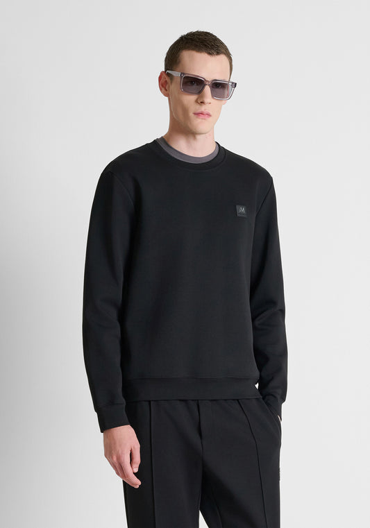 Antony Morato Cotton-Blend Black Sweatshirt