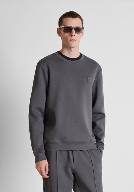 Antony Morato Cotton-Blend Grey Sweatshirt