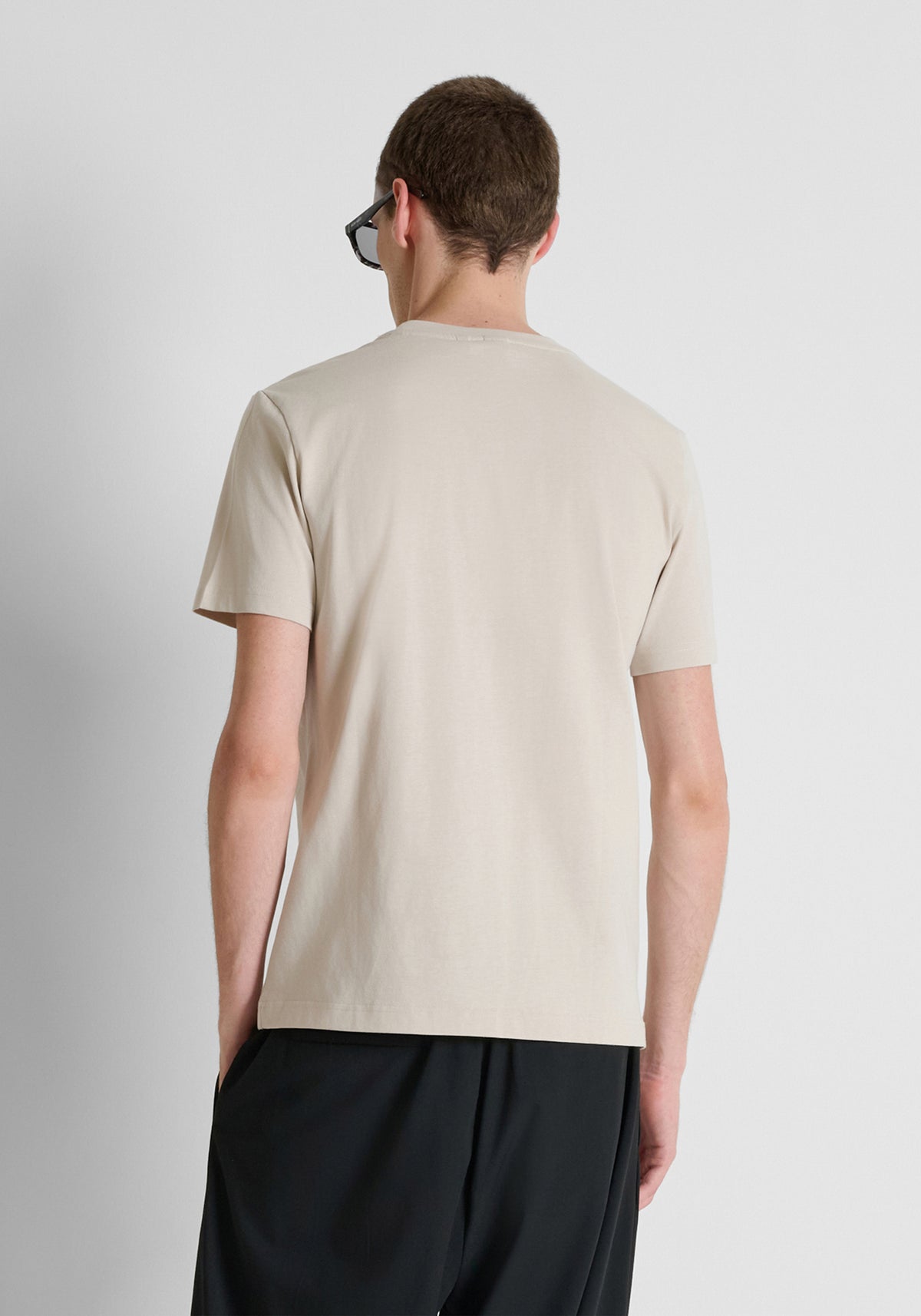 Antony Morato Cotton Blend Printed Chalk T-Shirt