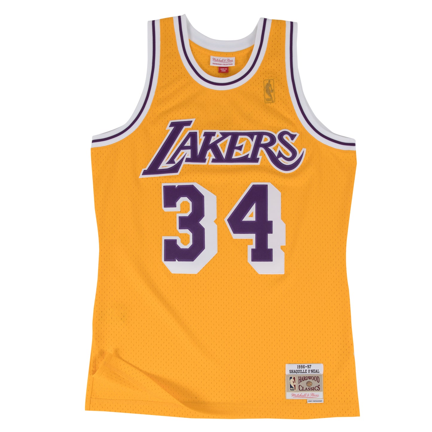 Maillot NBA Hardwood LA Lakers Mitchell & Ness