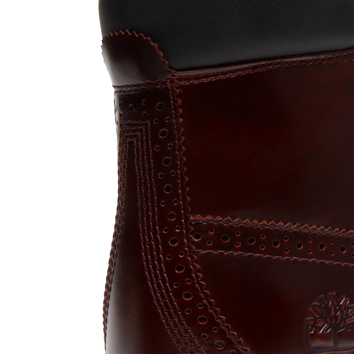 Timberland Premium 6-Inch Lace-Up Burgundy Brogue Waterproof Boots