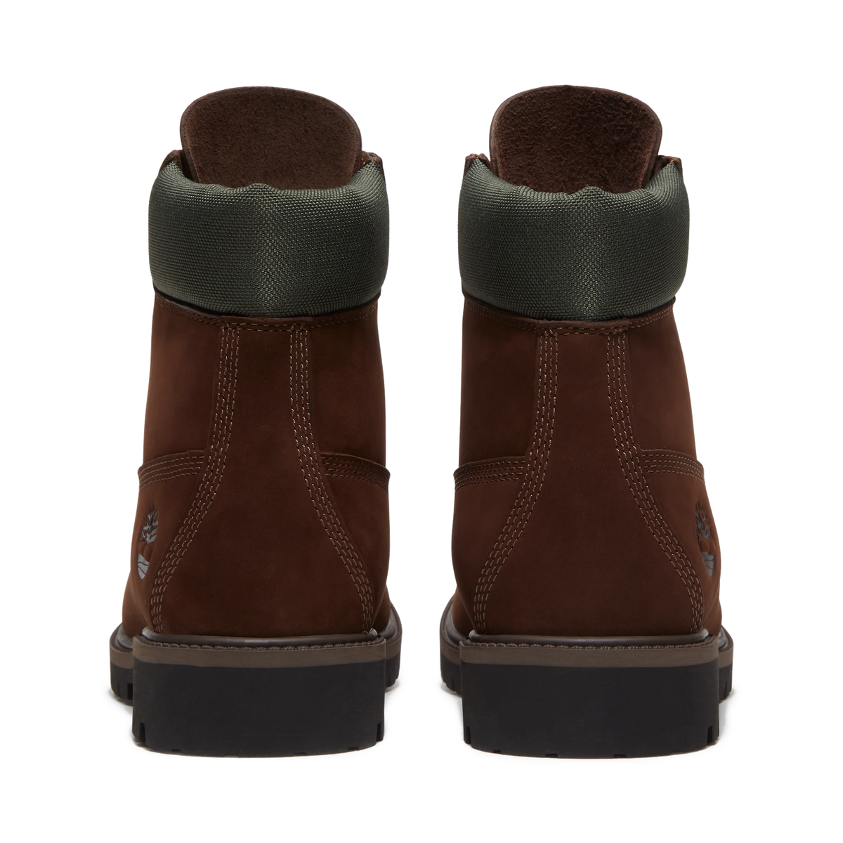 Timberland Heritage 6-Inch Dark Brown Nubuck Waterproof Boot