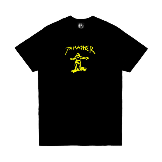THRASHER Gonz Black Yellow T-Shirt