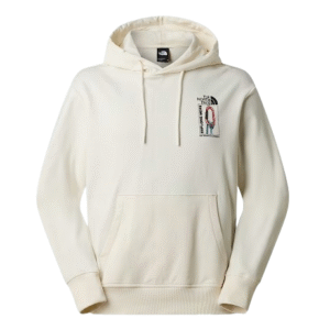 North Face Explore Gear Relaxed White Hoodie