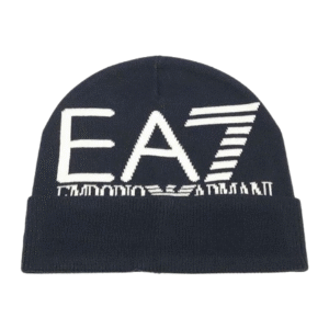 EA7 Armani Unisex Knitted Blue Beanie